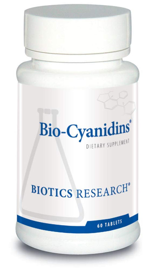 Biotics Bio Cyanidins OPC radiant skin tablets bottle