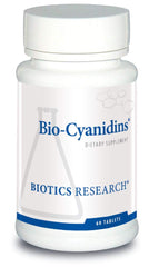 Biotics Bio Cyanidins OPC radiant skin tablets bottle