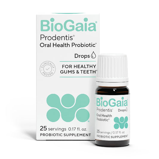 BioGaia Prodentis dental probiotic bottle