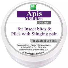 Bio India Apis Mellifica Ointment 30g - packaging and tube