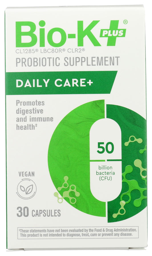 Bio-K Plus Dailycare 50 Billion Probiotics bottle front view