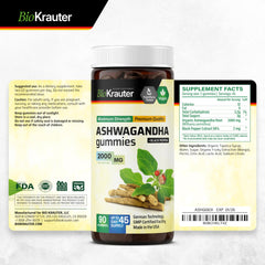 Lifestyle shot showing gummies with mango and leaves