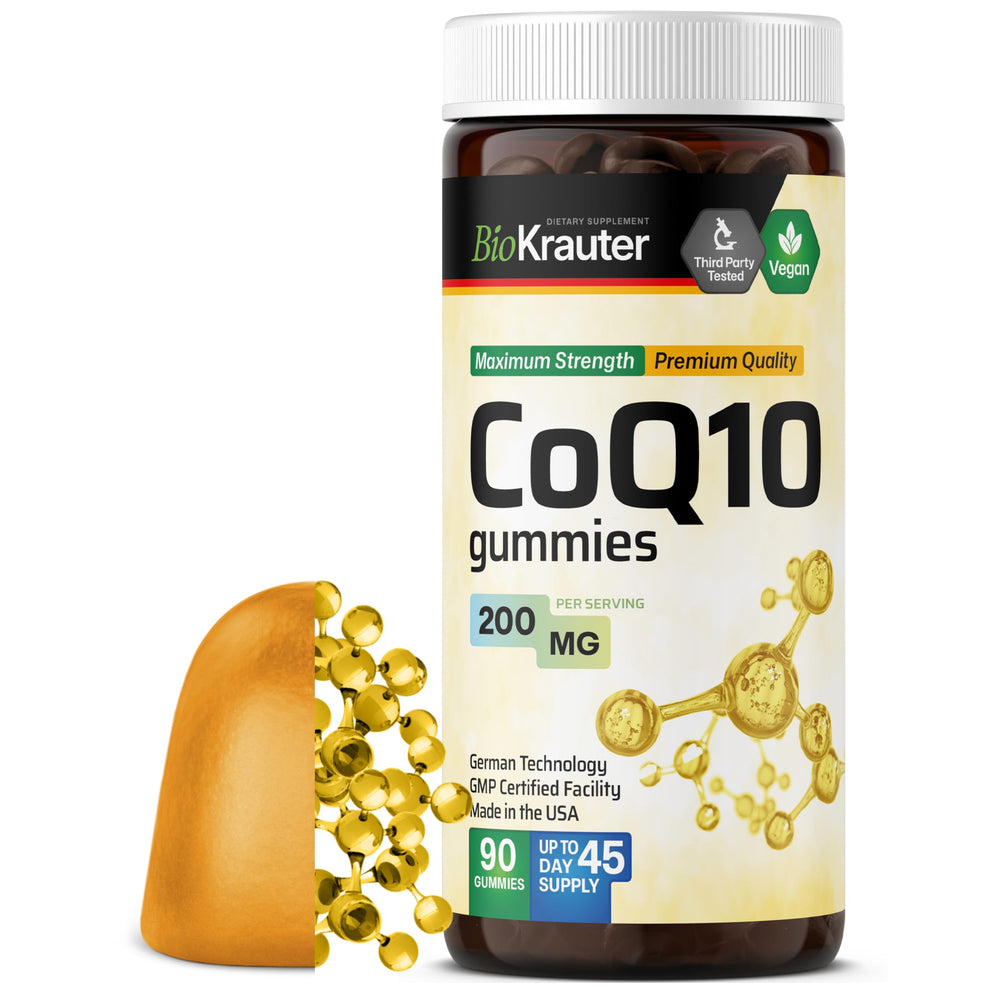 Front view of BIO KRAUTER CoQ10 Gummies 200mg