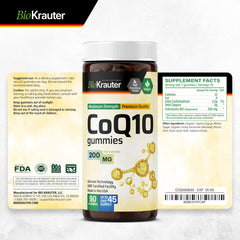 German technology used in BIO KRAUTER CoQ10 Gummies