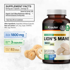 BIO KRAUTER Lions Mane capsules