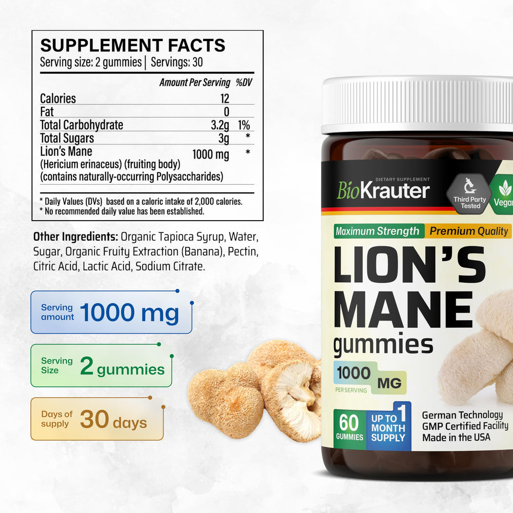 Gummies showing 1000 mg per pack