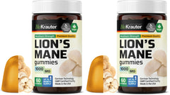 Front of BIO KRAUTER Lions Mane Gummies pack 2