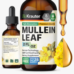 BioKrauter Mullein Leaf Extract bottle front label