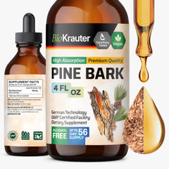 BIO KRAUTER Pine Bark Extract 4oz bottle with drops