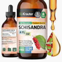 BIO KRAUTER Schisandra Berry Drops bottle label