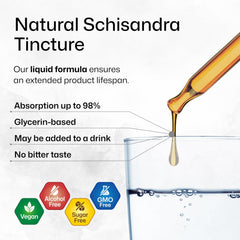 Glycerin-based Schisandra extract bottle