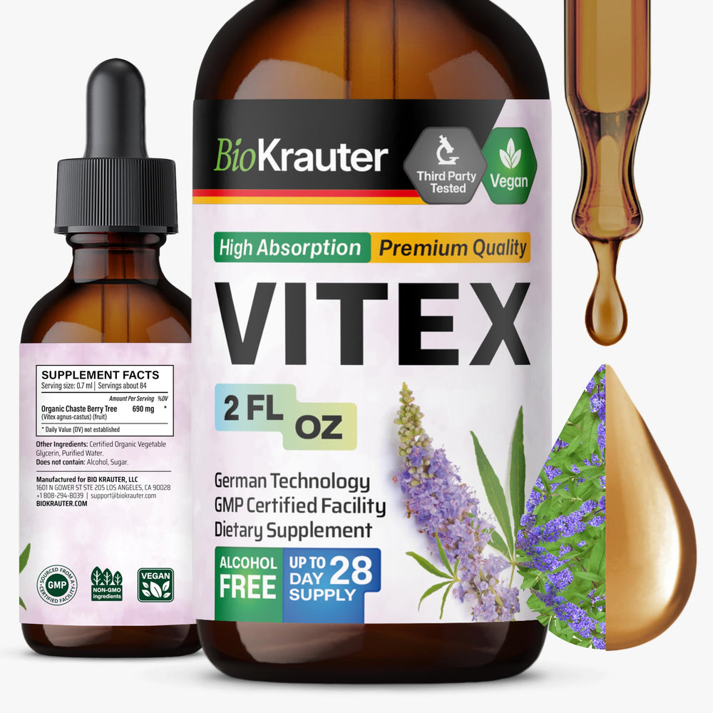 BioKrauter Vitex chasteberry tincture bottle 2oz