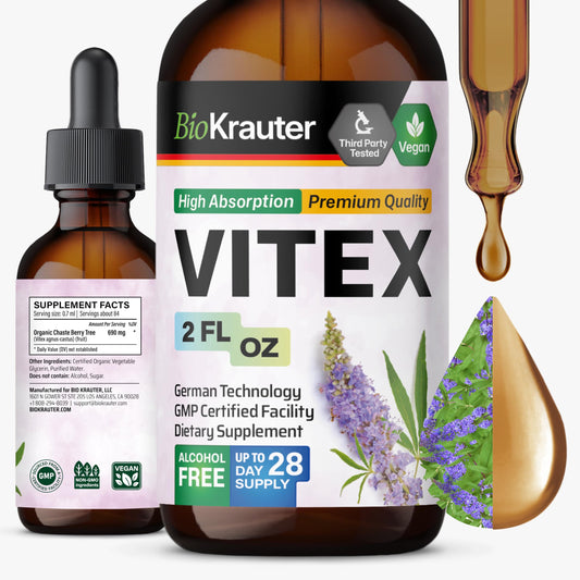 BioKrauter Vitex chasteberry tincture bottle 2oz