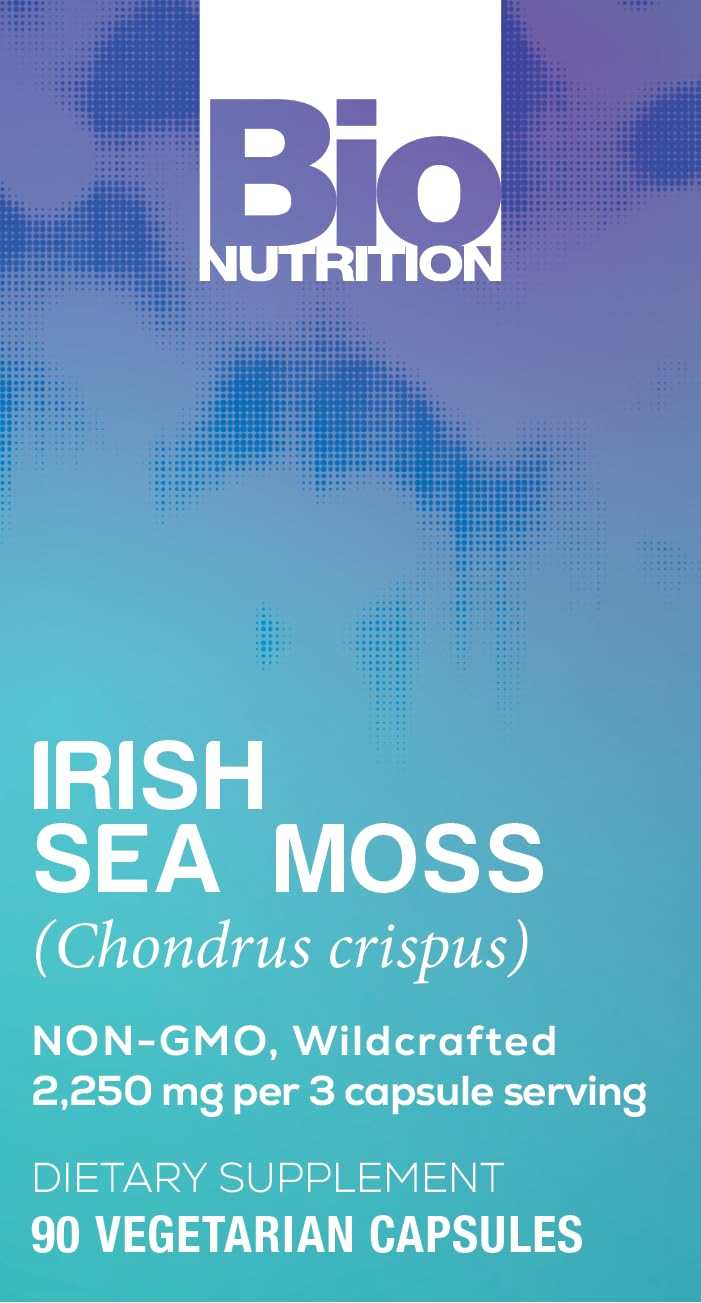 Product scene with Bio Nutrition Irish Sea Moss