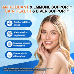 Close-up of Liposomal Glutathione capsules with Alpha Lipoic Acid