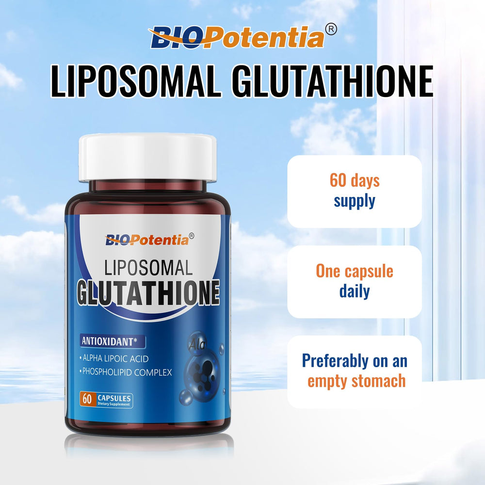 Label showing 500mg Glutathione per capsule