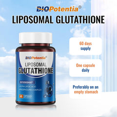 Label showing 500mg Glutathione per capsule