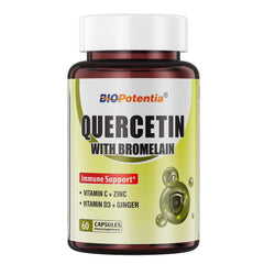 BIO POTENTIA Quercetin with Bromelain bottle front view