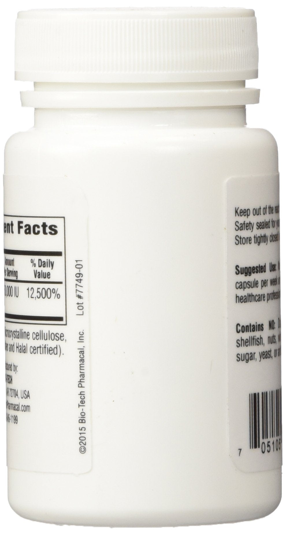 BioTech D3-50 bottle and capsules