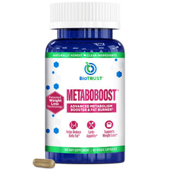 BioTrust MetaboBoost weight loss supplement bottle
