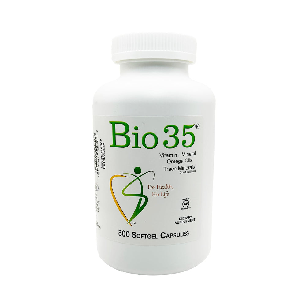 Bio35 300-count bottle – front view