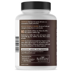 90 count bottle of BioSchwartz mushroom complex