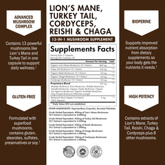 Lions Mane mushroom in BioSchwartz supplement