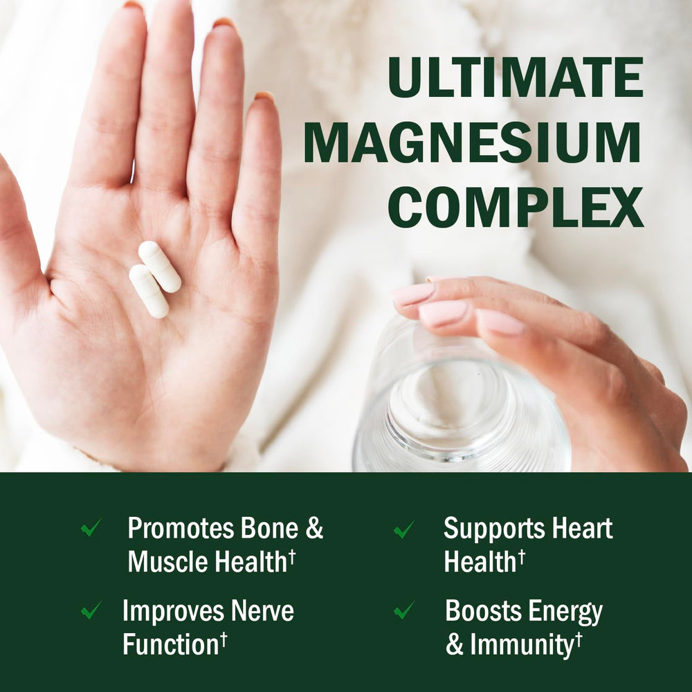 Vegan, gluten-free, non-GMO labeling on Magnesium Complex