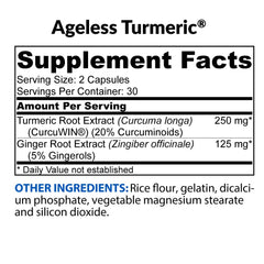 Graphic illustrating 46x bioavailability of CurcuWIN turmeric