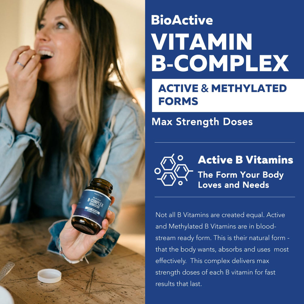Illustration of bloodstream-ready B vitamins for fast absorption