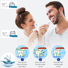 Minty freshness branding on BIOAQUA toothpaste packaging