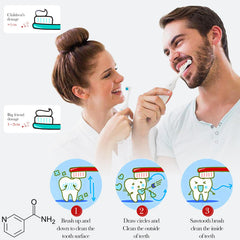 Toothpaste removing coffee and tea stains from teeth