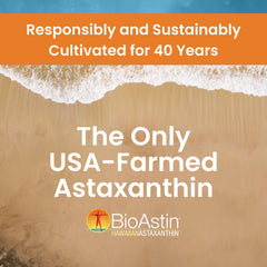 BioAstin Hawaiian Astaxanthin packaging and bottle