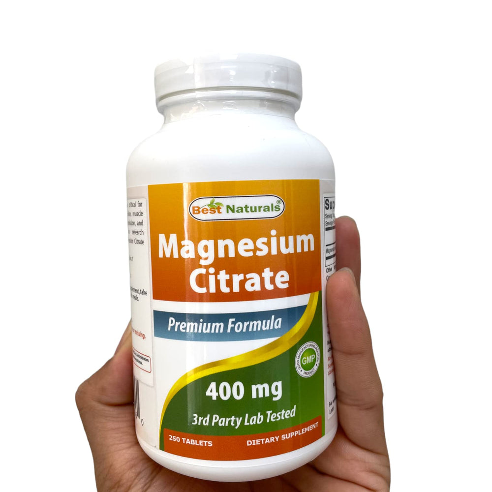 Illustration comparing magnesium bioavailability forms highlighting citrate