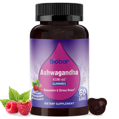 Hero image of Biobor Ashwagandha Gummies with bottle