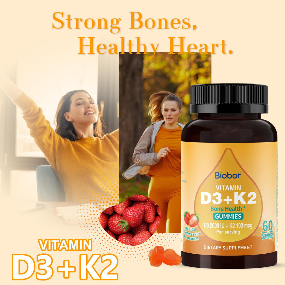 Ingredients list for Biobor Vitamin D3 K2 gummies