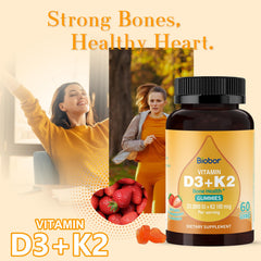 Ingredients list for Biobor Vitamin D3 K2 gummies