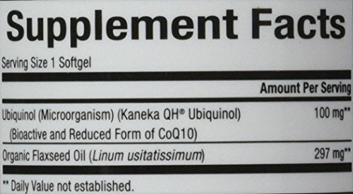 Kaneka QH Ubiquinol formula label and packaging