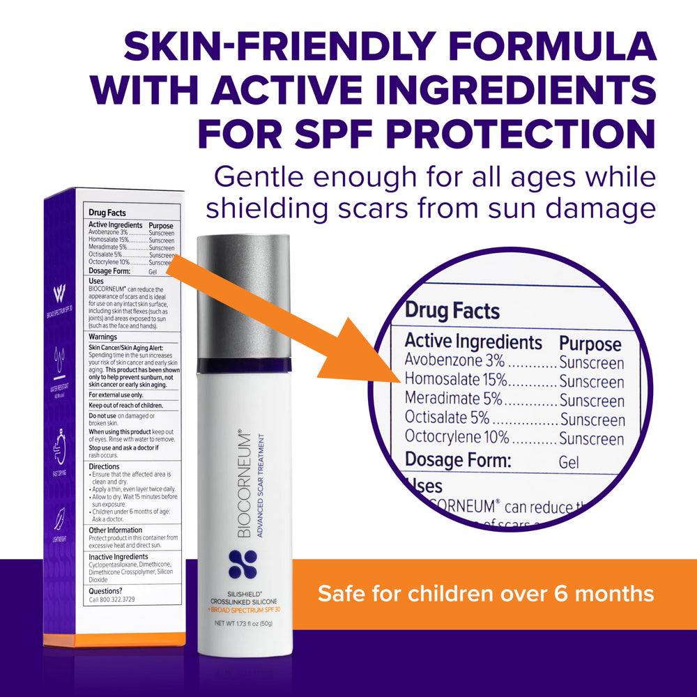 Biocorneum surgeon-recommended packaging signals clinical trust and scar care