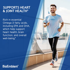 BioEmblem Omega-3 2000mg softgels label details
