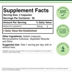 Close-up of Bioferrin patented Lactoferrin ingredient