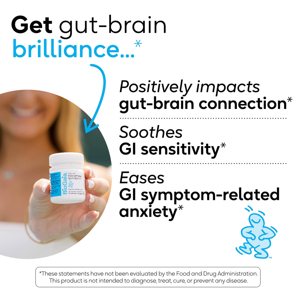 BioGaia Gastrus gut health visual hints at reduced GI discomfort