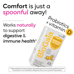 Dropper bottle with dosing spoon for BioGaia drops