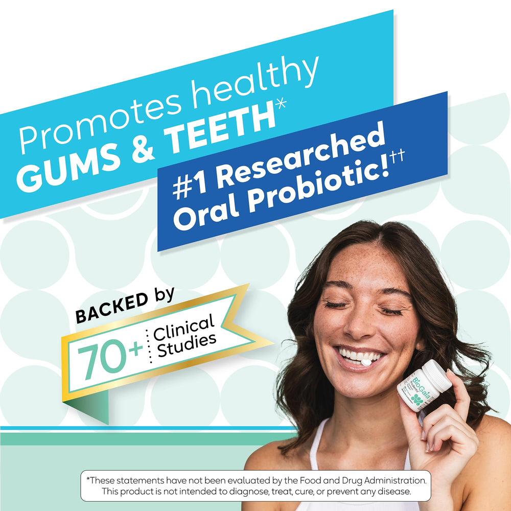 Illustration of oral microbiome balance benefits
