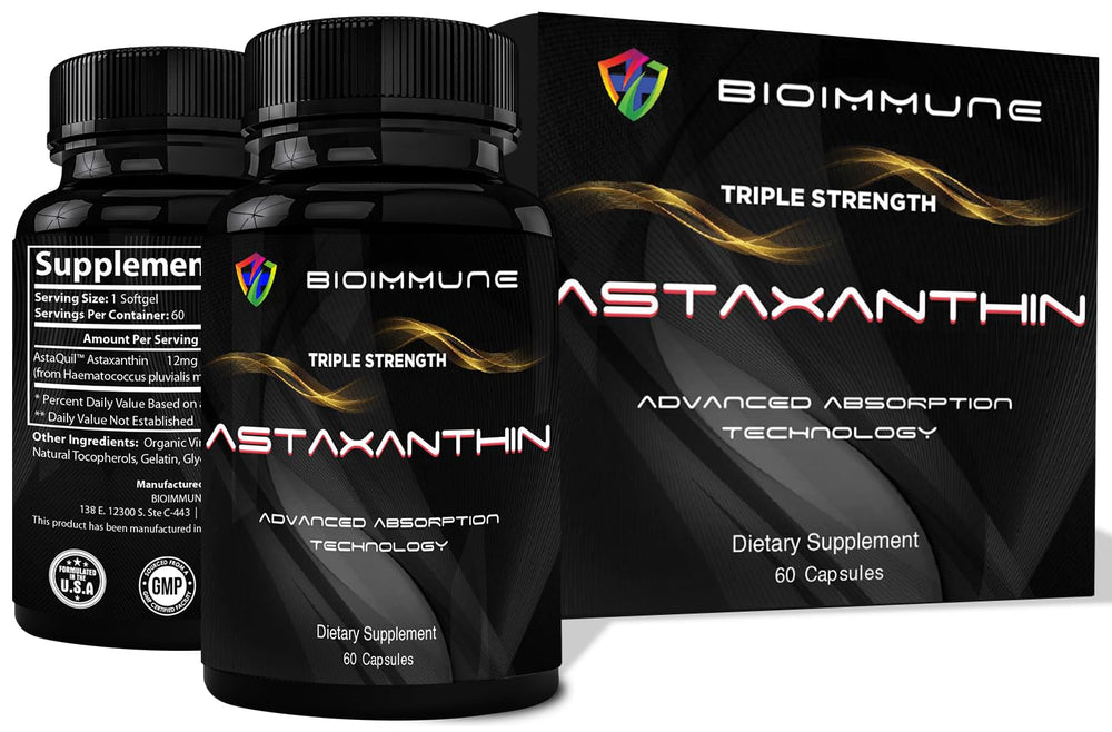 BioImmune AstaQuil Astaxanthin bottle front view