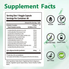 Close-up of BioJhchang Probiotics capsules