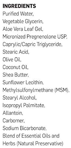Ingredient highlights: MSM, Aloe Vera, Shea Butter, Coconut Oil