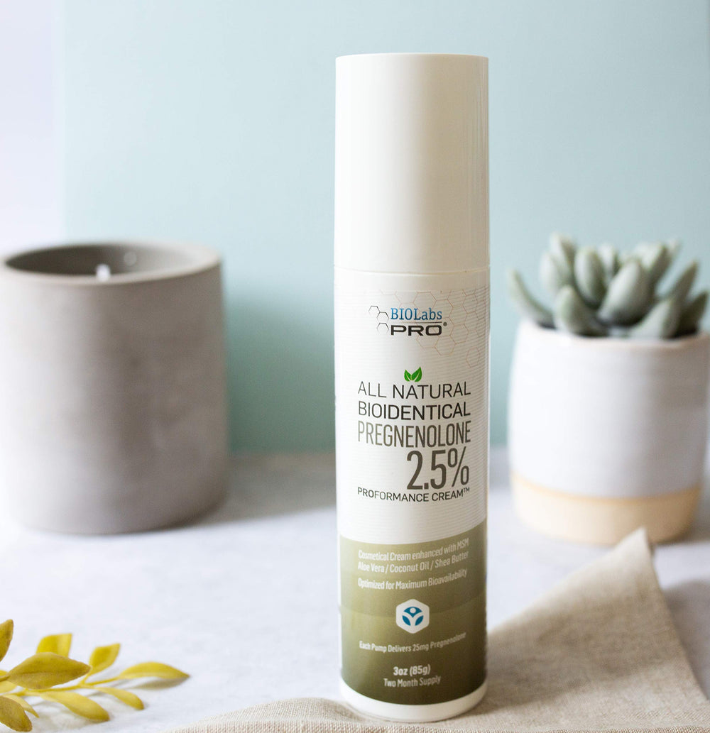 Biolabs Pro Pregnenolone Cream packaging and branding