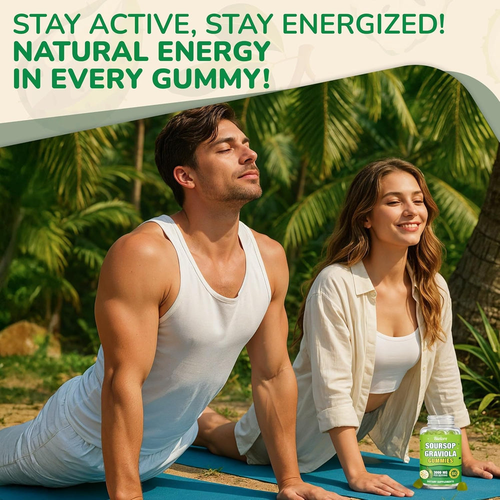 Portable Biolore Soursop Gummies packaging for on-the-go