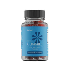 BIOMA Hair Skin Nails Beauty Gummies bottle front label